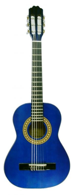 Blaue Gitarre 1/2 Gr.